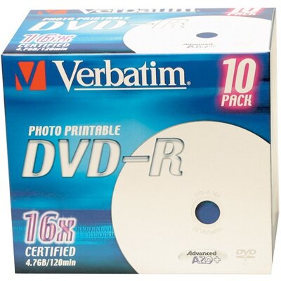 VERBATIM DVD-R 4.7Gb Nyomtatható Normal