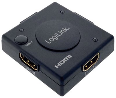 LogiLink - 3 portos HDMI switch erősítővel - HD0006