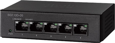 Cisco SG110D-05 switch (Gigabit, 5 port)
