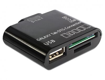 Delock 65358 csatlakozó készlet USB OTG + kártyaolvasó (Samsung Tablet)