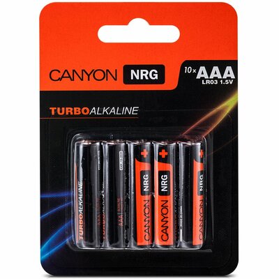 Canyon alkaline battery AAA, 10pcs/pack