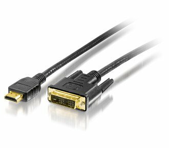 Equip - HDMI - DVI kábel aranyozott 5m