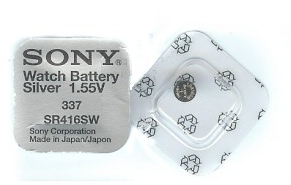 Sony 10db SR416SW (337) ezüst-oxid gombelem