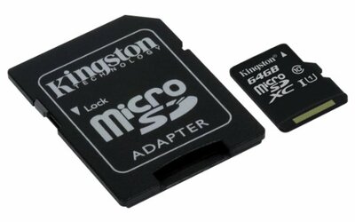 Kingston - 64GB MicroSDXC - SDC10G2/64GB