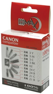 ECOMAX EM21B Black (Canon BCI-21Bk) (For Use)