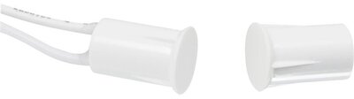 Nyitásérzékelő (BF02), műanyag befúrható, fehér, réstávolság: 15-19mm