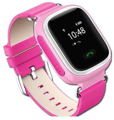 GC99 - GPS nyomkövetős gyermek karóra (pink, OLED kijelző, GPS, SIM, Hívás, Geofence, SOS)