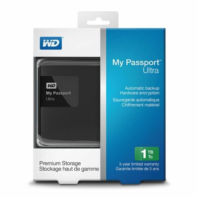 Western Digital My Passport Ultra 1TB - WDBGPU0010BBK