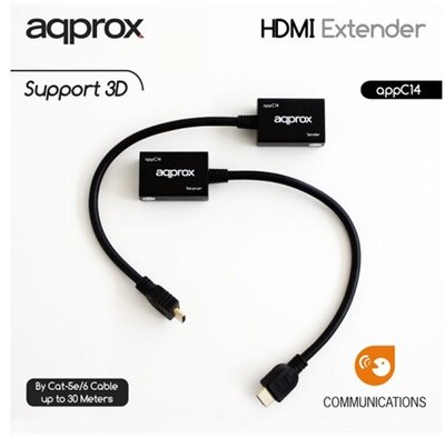 APPROX - HDMI extender RJ45 Cat 5e/6 - APPC14
