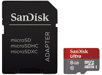 Sandisk - 8GB MicroSDHC Ultra - 124065