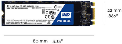 Western Digital - Blue Series 250GB - M.2 - WDS250G1B0B