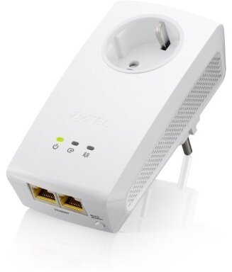 ZyXEL PLA5256 1000Mbps Powerline Pass-Thru Gigabit Ethernet Adapter