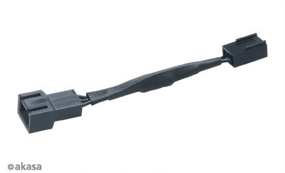 Akasa - ventilátorsebesség csökkentő kábel 8cm - AK-CBFA05-05