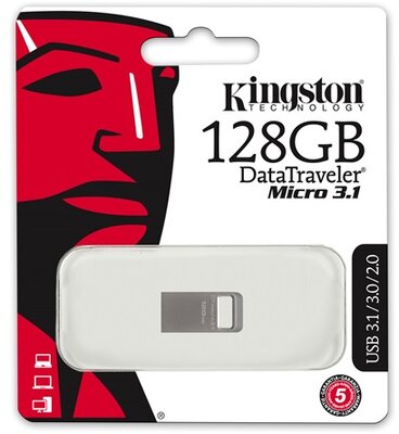 Kingston - DataTraveler Micro 3.1 128GB