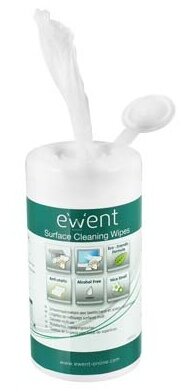 Ewent Felület és képernyőtisztító törlőkendő