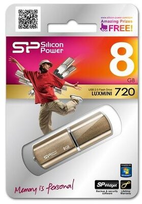 SILICON POWER LuxMini 720 8GB USB2.0 Bronze