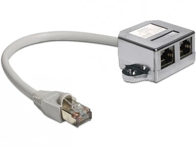 DeLock 65177 RJ45 Port duplázó (1 x RJ45 dugó > 2 x RJ45 jack (2 x Ethernet)
