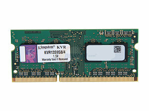 Notebook DDR3 Kingston 1333MHz 4GB - KVR13S9S8/4
