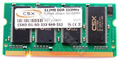 Notebook DDR CSX 333MHz 512MB