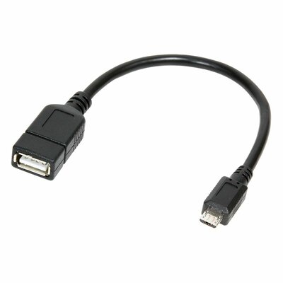 USB 2.0 micro OTG kábel 15cm