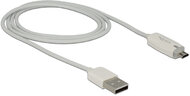 Delock - micro USB2.0 - USB kábel LED visszajelzéssel 1m - 83604