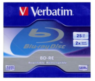 Verbatim BD-RE 25GB, 1-2x Normal