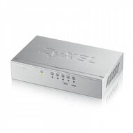 ZyXEL 5-port 10/100/1000Mbps Gigabit Ethernet switch, desktop, metal housing