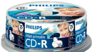 Philips CD-R80IW 52x Nyomtatható Hengeres (25db)