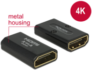 DELOCK - HDMI-A > HDMI-A F/F 4K Gender Changer black - 65659