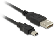 Delock USB A -> USB mini B M/M adatkábel 3m fekete