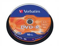 VERBATIM DVD-R 4.7 GB, 16x Hengeres (10db)
