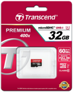 Transcend - 32GB MicroSDHC Premium - TS32GUSDCU1