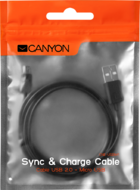 Canyon - Micro USB Kábel - Fekete