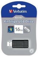 Verbatim Pinstripe Usb Drive 16GB Black