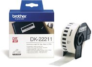 Brother DK-22211 folytonos szalagcímke 29mm x 15,24m öntapadós White