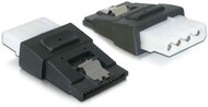Delock - adapter, Power 4pin Molex (F) -> SATA power 15pin (F) klippel - 65046
