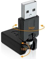 Delock - rotation adapter USB 2.0-A male > female - 65260