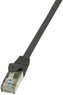 LOGILINK - patch kábel, Cat.6 F/UTP EconLine 0,5m fekete - CP2023S