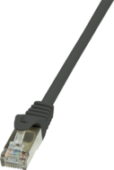 LOGILINK - patch kábel, Cat.5e F/UTP 1,00m fekete - CP1033S