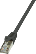 LOGILINK - patch kábel, Cat.5e F/UTP 0,25m fekete - CP1013S