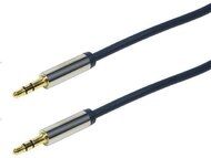LOGILINK - audió kábel 3.5 sztereó, apa/apa, egyenes, 0.30 m, kék - CA10030