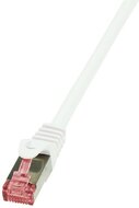 LOGILINK - patch kábel, Cat.6 S/FTP PIMF PrimeLine 0,5m fehér - CQ2021S