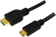 LOGILINK - HDMI -->Mini HDMI kábel, arany, 1.5m - CH0022
