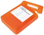 LOGILINK - 3.5" HDD védő doboz, narancssárga - UA0133O