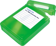 LOGILINK - 3.5" HDD védő doboz, zöld - UA0133G