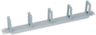LOGILINK - kabelrendező, 19", 1U, 5 műanyag tartó, szürke