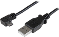 Startech - Micro-USB Charge-and-Sync Cable M/M - Right-Angle Micro-USB - 24 AWG - 2 m