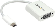 Startech - USB-C to VGA Adapter - White
