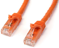 Startech - N6PATC1MOR UTP CAT6 patch kábel 1m Narancs