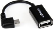 Startech - Right Angle Micro USB to USB OTG Host Adapter 12cm
